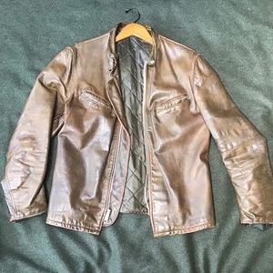 Schott vintage cafe racer motorcycle jacket